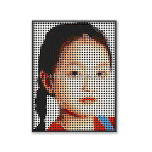 Cornice per Pixel Block, per <span class=keywords><strong>Puzzle</strong></span> in Plastica, Mosaico Pixel, Decorazione, Varie Dimensioni, Base Interconnessa con Cornice - Product Image 2