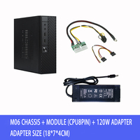 Boîtier PC personnalisé CNC boîtier en aluminium boîtier d'ordinateur de bureau carré industriel mince Mini Itx SFF PC