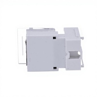 Module réseau K&R K&R-8730 CAT6, prise réseau sans contact pour ordinateur, panneau de commutation, prise de câble réseau à tête cristalline, blanc
