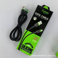 Kabel Data Ponsel Pengisian Cepat Silikon Datar Tipe-C dengan Lapisan Dua Warna Gaya Modern dan Konduktor Tembaga