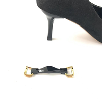 Ventes directes usine – Accessoires de chaussures en alliage de zinc doré, écologiques et durables, avec logo personnalisable, style chaîne et boucle, tous types