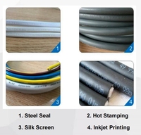 YJ OEM 1,5mm 2,5mm Multicolor sólido 7 hilos de un solo núcleo 500V/750V cable eléctrico aislado Cooper cables de construcción