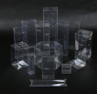 Boîte d'emballage en papier pliable transparente personnalisée - Recyclable, écologique, tailles/formes personnalisées, design carré imperméable