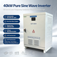Convertisseur hors réseau DC/AC basse fréquence 100 kW, 220 V, 380 V, 400 V, 415 V, 480 VAC, onde sinusoïdale pure, triphasé