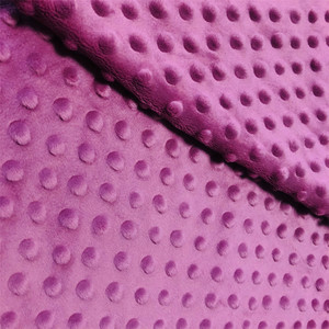 Minky Punto de terciopelo púrpura tela de tapicería para sillas de textiles para el hogar productos de bebé - Product Image 5