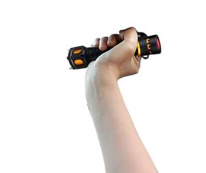 Lampe torche haute puissance 10W multifonctionnelle, autodéfense, lampe torche LED avec haut-parleur d'alarme, marteau et coupe-corde - Product Image 5