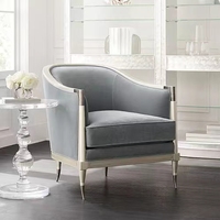 Fauteuil moderne de luxe en tissu, style américain, pour une personne, design pour salon, chaise longue de détente, mobilier