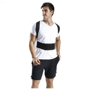 Hot Sale Adjustable Breathable <b>Back</b> Support Belt Posture Corrector Relieves Neck Shoulder Pain <b>Back</b> <b>Brace</b> - Product Image 2