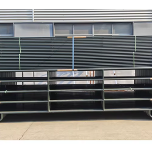 गैल्वेनाइज्ड कार्बन स्टील पशुधन बाड़ पैनल यूरोपीय शैली आउटडोर फार्म और घोड़े मवेशी बाड़े पैनल - Product Image 1