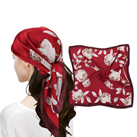 Pañuelo de Seda Satinado Personalizado 2026, Estilo Nuevo, Pañuelo Cuadrado de 70*70cm para Mujer, Regalo