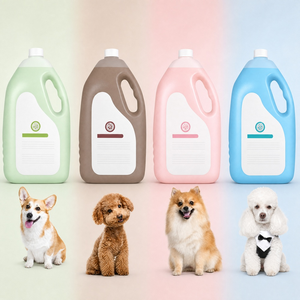Shampoo pour animaux de compagnie SOS 4L pour chiens à poils blancs, blanchissant, désodorisant, parfum durable, soin du pelage, utilisation en salle de bain, toutes saisons, grande taille - Product Image 5