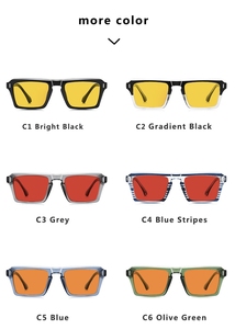 Firstsense cao cấp chống ánh sáng màu xanh khung màu vàng ống kính thời trang phụ nữ vuông khung kính người đàn ông ngủ tốt bảo vệ mắt kính - Product Image 4