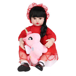 Muñeca <span class=keywords><strong>Reborn</strong></span> Personalizable con Peinado Realista, Hermosa Muñeca <span class=keywords><strong>Reborn</strong></span> Económica para Niños, Linda y Suave - Product Image 2