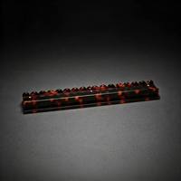 Supports de Mahjong Américain Pliables de Luxe Personnalisés, 3 Niveaux, en Acrylique Nacre Écaille de Tortue 10 Couleurs, Perlés