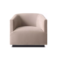 Canapé de salon en tissu de design haut de gamme, style cascade, avec accoudoirs et coussins moelleux, écologique, pour villa et appartement