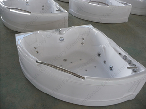 Moderne Confortable Acrylique ABS Blanc <span class=keywords><strong>Baignoire</strong></span> <span class=keywords><strong>D</strong></span>'<span class=keywords><strong>angle</strong></span> Pour Les Petites Salles de Bains - Product Image 4