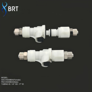 Conectores de tubería de desconexión rápida BRT Acetal de 1/4 pulgada, válvulas de cierre, acoples hembra, conectores de manguera de 3/8, PLCD16004 - Product Image 2