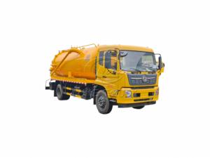 รถดูดสิ่งปฏิกูลแบบ Heavy Duty 4x2 Dongfeng 15000 ลิตร, มีตัวเลือกปั๊มสุญญากาศหลากหลาย, ระบบไฮดรอลิกสำหรับยกเท, ส่งออกโดยผู้ผลิตโดยตรง - Product Image 1