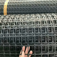 Géogrille en plastique PP biaxiale extensible sur mesure disponible en gros, géogrille biaxiale haute résistance pour la stabilisation du gravier
