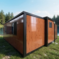Maison conteneur portable et extensible 20FT 40FT, Bâtiment de bureaux européen, Villas modulaires de luxe, Personnalisation hôtelière