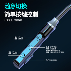 Không dây thể thao cổ Tai nghe cho 5.0 in-ear LED JL Chipset IPX5 không thấm nước hoạt động tiếng ồn hủy bỏ nhà máy bán buôn - Product Image 4