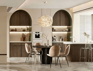 <span class=keywords><strong>Muebles</strong></span> <span class=keywords><strong>de</strong></span> Madera <span class=keywords><strong>de</strong></span> Estilo Moderno para <span class=keywords><strong>Cocina</strong></span> y Sala <span class=keywords><strong>de</strong></span> Estar, Gabinetes para Vino Ecológicos e Impermeables - Product Image 4