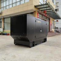 Groupe électrogène diesel triphasé super silencieux 50-125 kW 80-150 kVA refroidi par eau, démarrage automatique, châssis ouvert, ATS inclus