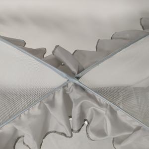 Tienda <span class=keywords><strong>de</strong></span> seguridad portátil <span class=keywords><strong>para</strong></span> <span class=keywords><strong>cuna</strong></span> <span class=keywords><strong>de</strong></span> bebé con cubierta <span class=keywords><strong>de</strong></span> dosel, ropa <span class=keywords><strong>de</strong></span> cama estampada <span class=keywords><strong>de</strong></span> tela tejida, mosquitera doblada - Product Image 6