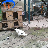 Fabriklieferung 306 Edelstahl-Drahtgeflecht / Vogelnetz / Handgewebtes Flexibles Edelstahl-Kabelnetz