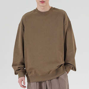 Otoño 330g 100% sudadera de algodón Unisex de alta calidad de gran tamaño para hombres sudaderas de otoño - Product Image 5