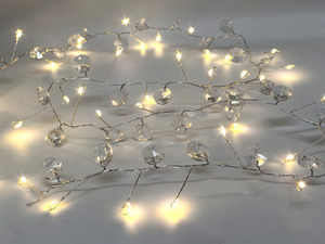 <span class=keywords><strong>Guirnalda</strong></span> <span class=keywords><strong>de</strong></span> Cristal <span class=keywords><strong>LED</strong></span> para Ambiente Festivo, <span class=keywords><strong>Luces</strong></span> Decorativas para Interiores Románticos, Elegantes Lámparas Ornamentales para el Hogar - Product Image 3