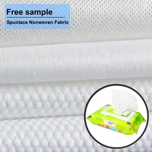 Fabricant de tissu non tissé Spunlace 38gsm 35gsm 40gsm Prix compétitif Rouleaux de tissu non tissé élastique Spunlace