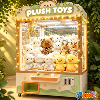 Peluche douce de 8 pouces pour machines à griffes, accessoires pour petits animaux, pour comptoirs d'arcade et cadeaux de fête
