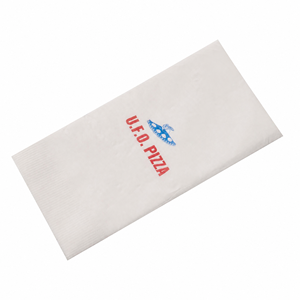 Serviettes en papier imprimées écologiques en pâte de bois vierge, style sac, 2 plis, 4 volets, à thème pour fêtes - Product Image 3