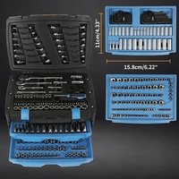 180 Pc ensemble d'outils professionnels mallette de rangement d'outils stockage réparation ensemble d'outils à main Kit boîte à outils boîte à outils Combo mallette de rangement