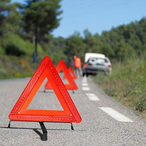 Señal de Advertencia de Seguridad Vial Plegable para Automóvil, Trípode, Triángulo de Advertencia de Peligro, Reflector - Product Image 1