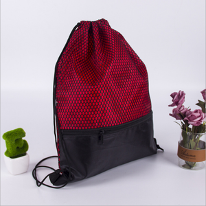 Bán Buôn <span class=keywords><strong>Polyester</strong></span> Thể Thao Túi Đầy Màu Sắc Dây Kéo Mua Sắm Túi Với Chất Lượng Tốt Bán Buôn - Product Image 3