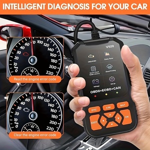 Lecteur de code OBD2 à fonctions complètes V520 OBDII, outil de diagnostic automobile, scanner de voiture OBD 12V - Product Image 3