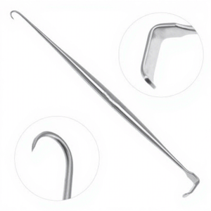 A-1 VERITAS Meyerding Skin Hook Retractor, instrument à double extrémité en acier inoxydable pour la chirurgie plastique, orthopédique et de la colonne vertébrale - Product Image 1