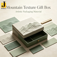 Cuir silicone texturé Jemery Mountain pour décoration automobile, design 3D gaufré de luxe, imperméable, occultant, extensible, personnalisé