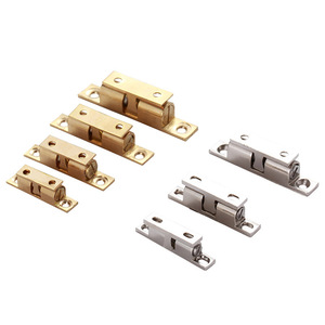 Cabinet Door Catch Copper Solid Ball Bearing Snap On For Wardrobe Cabinet Doors Durable Minimalist Design - Product Image 2