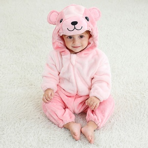 2026 New Design Wholesale Dragon Cartoon <b>Baby</b> Rompers Animal Unisex Jumpsuit 100% <b>Flannel</b> Two Way Zipper - Product Image 5