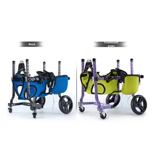हॉट-सेलिंग फोल्डेबल कुत्ते चार पहिया व्हीलचेयर पुनर्वास प्रशिक्षण पैदल यात्रा सहायता गतिशीलता स्कूटर पालतू जानवरों की आपूर्ति - Product Image 2