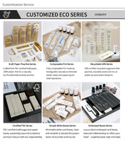 Juego de Artículos de Aseo Desechables Biodegradables para Hotel al por Mayor, Bolsa de Papel Kraft, Cepillo de Dientes, Peine, Logotipo Personalizado para Hotel