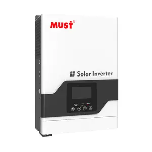 Must <span class=keywords><strong>PV1800</strong></span> VPK 48V 5KW mppt lampes solaires système de générateurs à essence intérieur onduleur hybride de réseau solaire - Product Image 1
