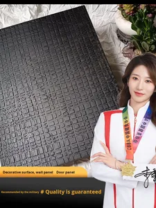 Pannelli Decorativi per Rivestimento Parete TV Interno Resistente all'Umidità, Stile Europeo, OEM ODM, Superficie Durevole con Texture Naturale in Legno - Product Image 6