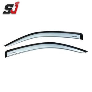 Protector de Ventana de Dos Tonos Negro Cromado Personalizado, Visera para <span class=keywords><strong>Puerta</strong></span> de Auto, Visera para Lluvia, Visera para <span class=keywords><strong>Sol</strong></span> para Accesorios HILUX <span class=keywords><strong>VIGO</strong></span> REVO - Product Image 2