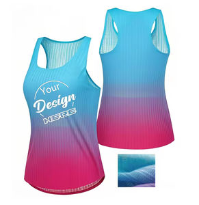 Chaleco Deportivo Personalizado con Logotipo para Mujer, para Maratón, Forma Rectangular, de Tela, para Correr por Senderos, Sin Mangas, de Secado Rápido - Product Image 1