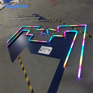 Hotel acrilico di alta luminosità esterna di marca nome di visualizzazione decorazione di illuminazione a led segno di vendita on-line - Product Image 6