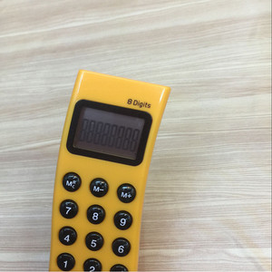 Curved Calculator 8 Digits Dual Power Supply Portable Pocket Calculator Multiple Colors - Product Image 4